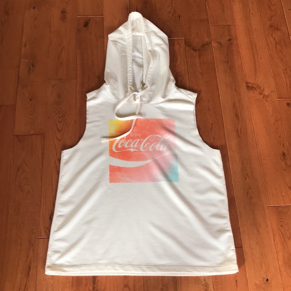 Coca-Cola Sleeveless Hoodie - Picture 3 of 8